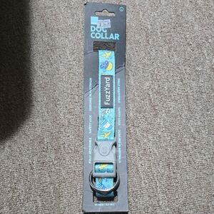 New! FuzzYard Adjustable Dog Collar Size Large, Whimsy Design